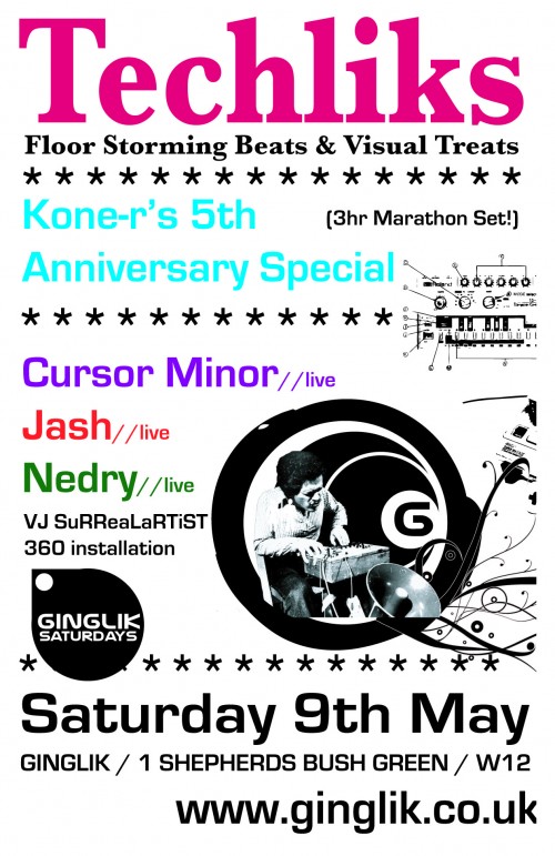 TECHLIKS Koner 5th Anniversary Special flyer